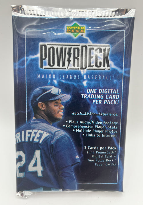 1999 Baseball Upper Deck Powerdeck Pack CD Rom -Rare