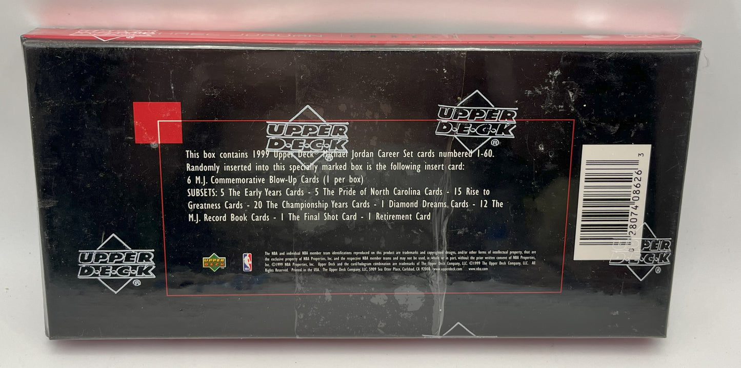 1999 Basketball Upper Deck Michael Jordan Career Factory Set