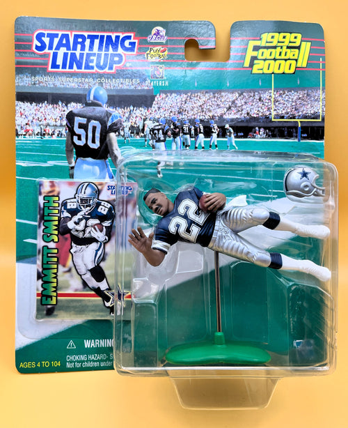 1999 Emmitt Smith Starting Lineup with Card  Factory Sealed - Vintage