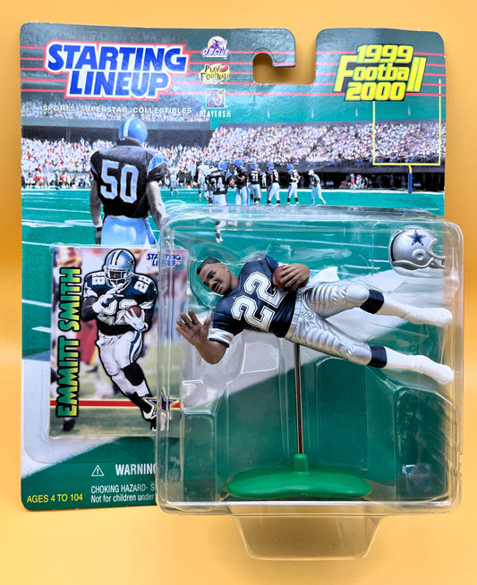 1999 Emmitt Smith Starting Lineup with Card  Factory Sealed - Vintage
