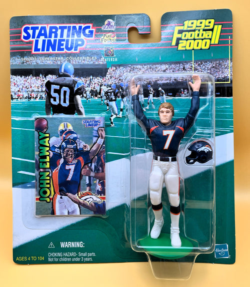 1999 John Elway Starting Lineup with Card Factory Sealed - Vintage