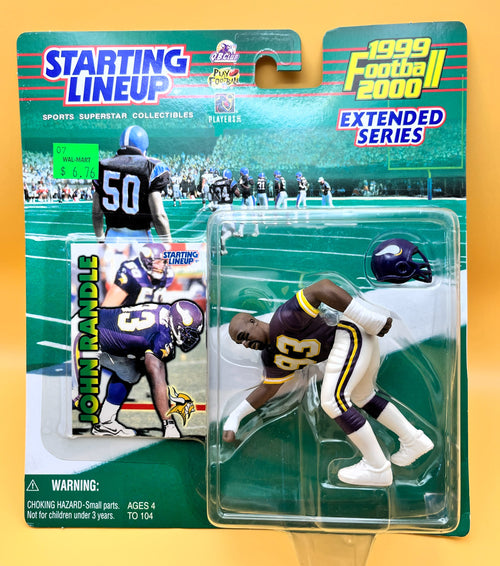 1999 John Randle Starting Lineup with Card Factory Sealed - Vintage