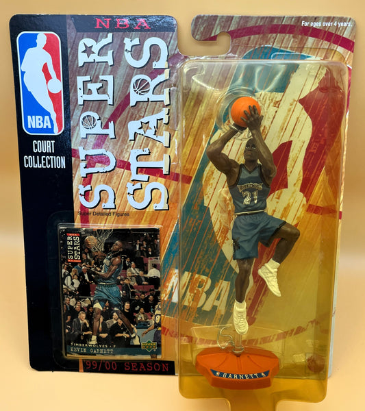 1999-00 Kevin Garnett Mattel NBA Super Star C.C. Starting Lineup w/ Card Factory Sealed