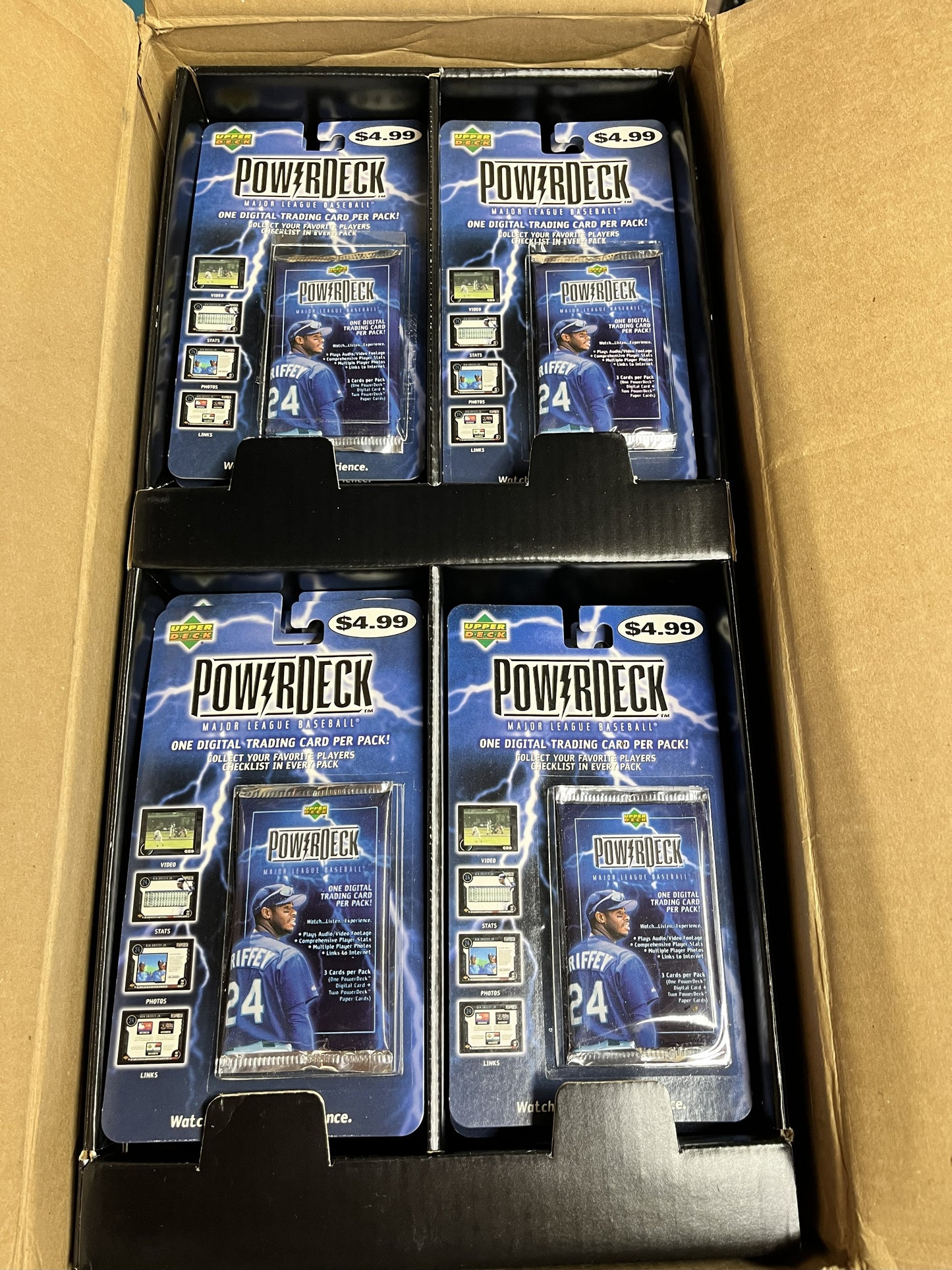 1999 Upper Deck Powerdeck Baseball Display Case -Very Rare