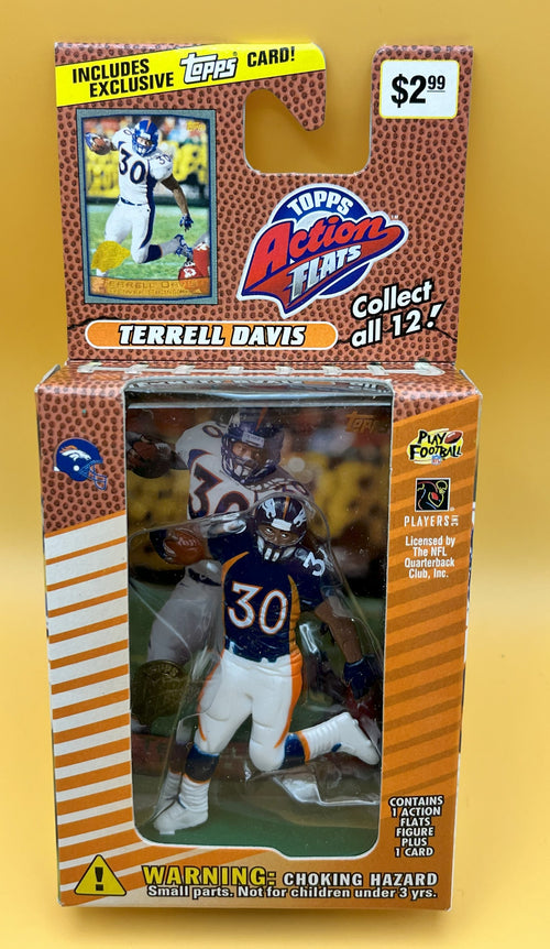 1999 Topps Terrell Davis Action Flats