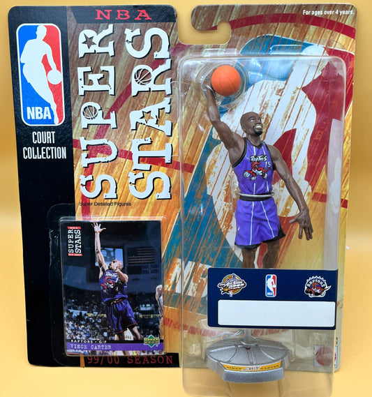 1999-00 Vince Cater Mattel NBA Super Star C.C. All-Star Starting Lineup w/ Card Factory Sealed (Copy)