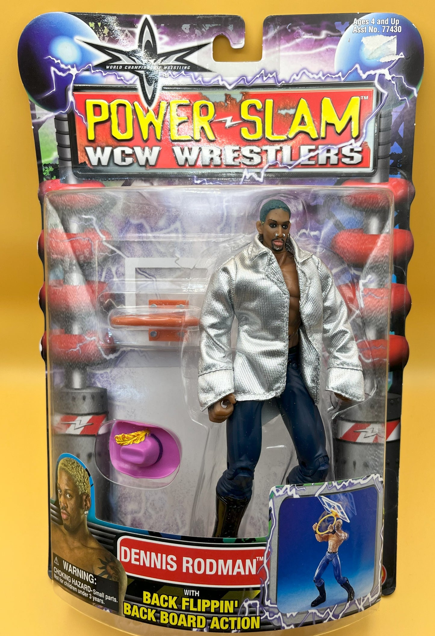 2000 Dennis Rodman WCW Power Slam Figurine
