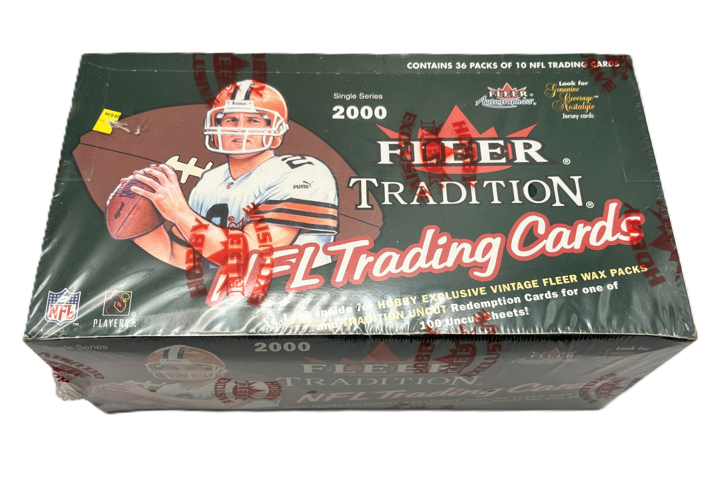 2000 Fleer Tradition Football Factory Sealed Hobby Box  -  RARE Brady RC Year