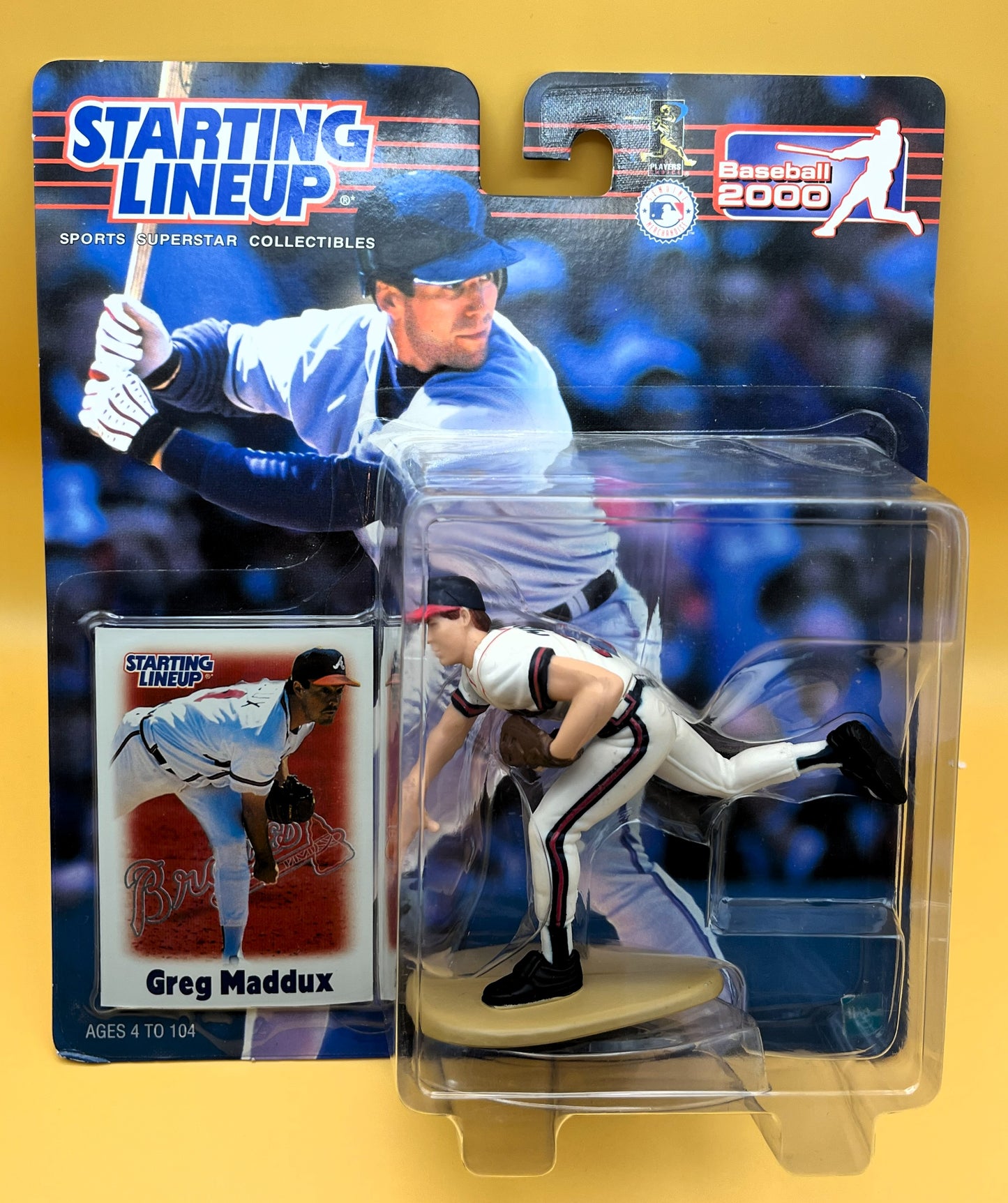2000 Greg Maddux Starting Lineup with Card Factory Sealed - Vintage
