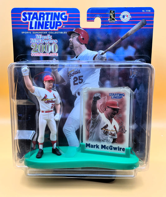 2000 Mark McGwire Starting Lineup w/ Card Commemorative Home Run Factory Sealed - Vintage