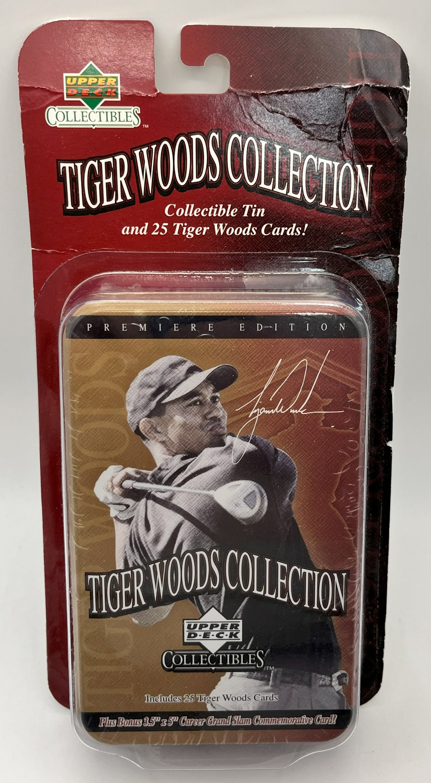 2001 Golf Upper Deck Tiger Woods Factory Collection