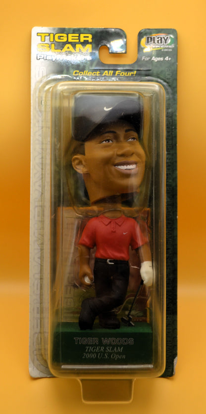 2002 Upper Deck Tiger Woods Tiger Slam Bobblehead Set of 4