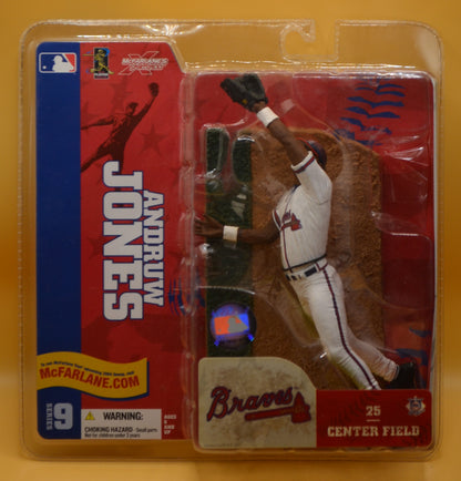 2004 McFarlane MLB Andrew Jones Series 9 Starting Lineup Factory Sealed