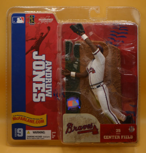 2004 McFarlane MLB Andrew Jones Series 9 Starting Lineup Factory Sealed