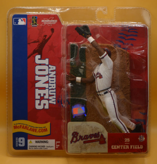 2004 McFarlane MLB Andrew Jones Series 9 Starting Lineup Factory Sealed