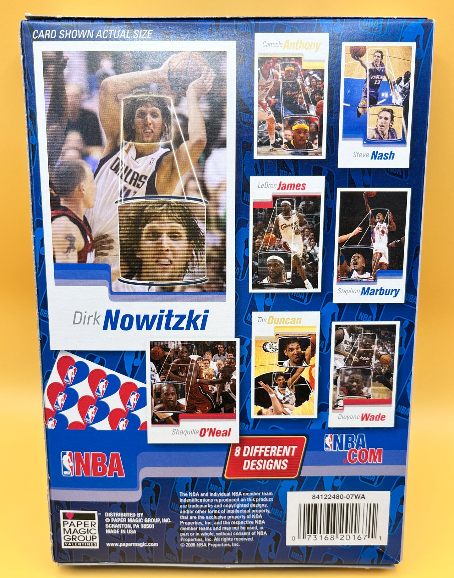2006 Basketball NBA Valentine Cards Box -LeBron Shaq