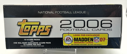 2006 Topps Football Box with Walmart Bonus