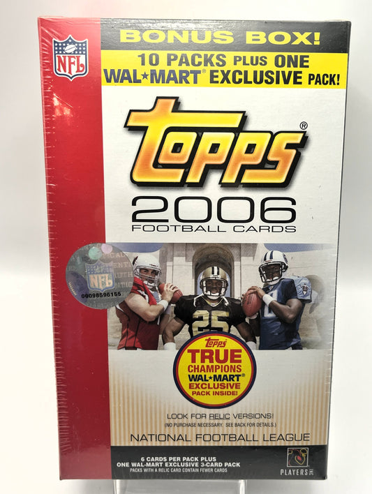 2006 Topps Football Box with Walmart Bonus