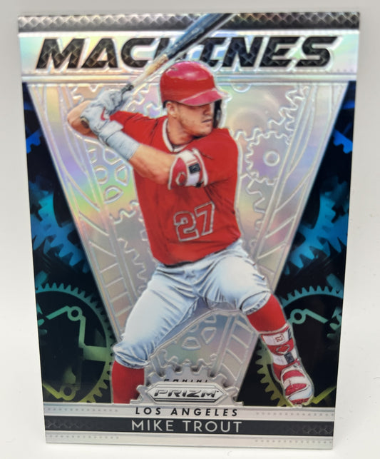 2019 Panini Prizm Mike Trout Machines Silver Refractor #M1