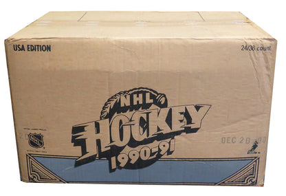 1990-91 Upper Deck Hockey Low Series Case (24 Boxes)