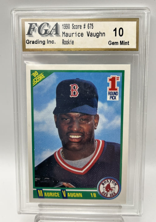1990 Mo Vaughn Score Rookie #675 Graded Gem Mint 10