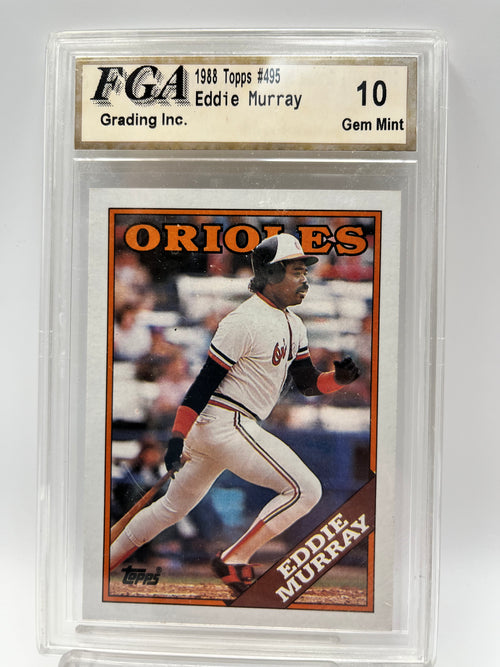 1988 Eddie Murray Topps Tiffany #495 Graded Gem Mint 10