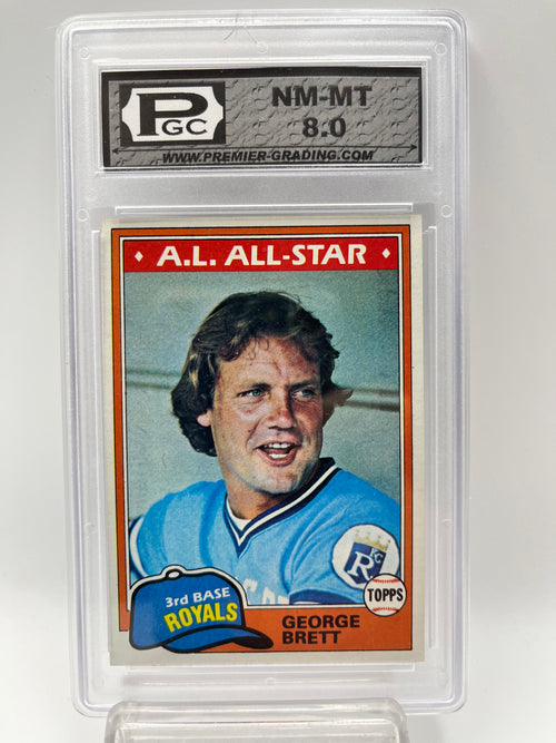 1981 George Brett Topps #700 Graded NM-MT 8.0