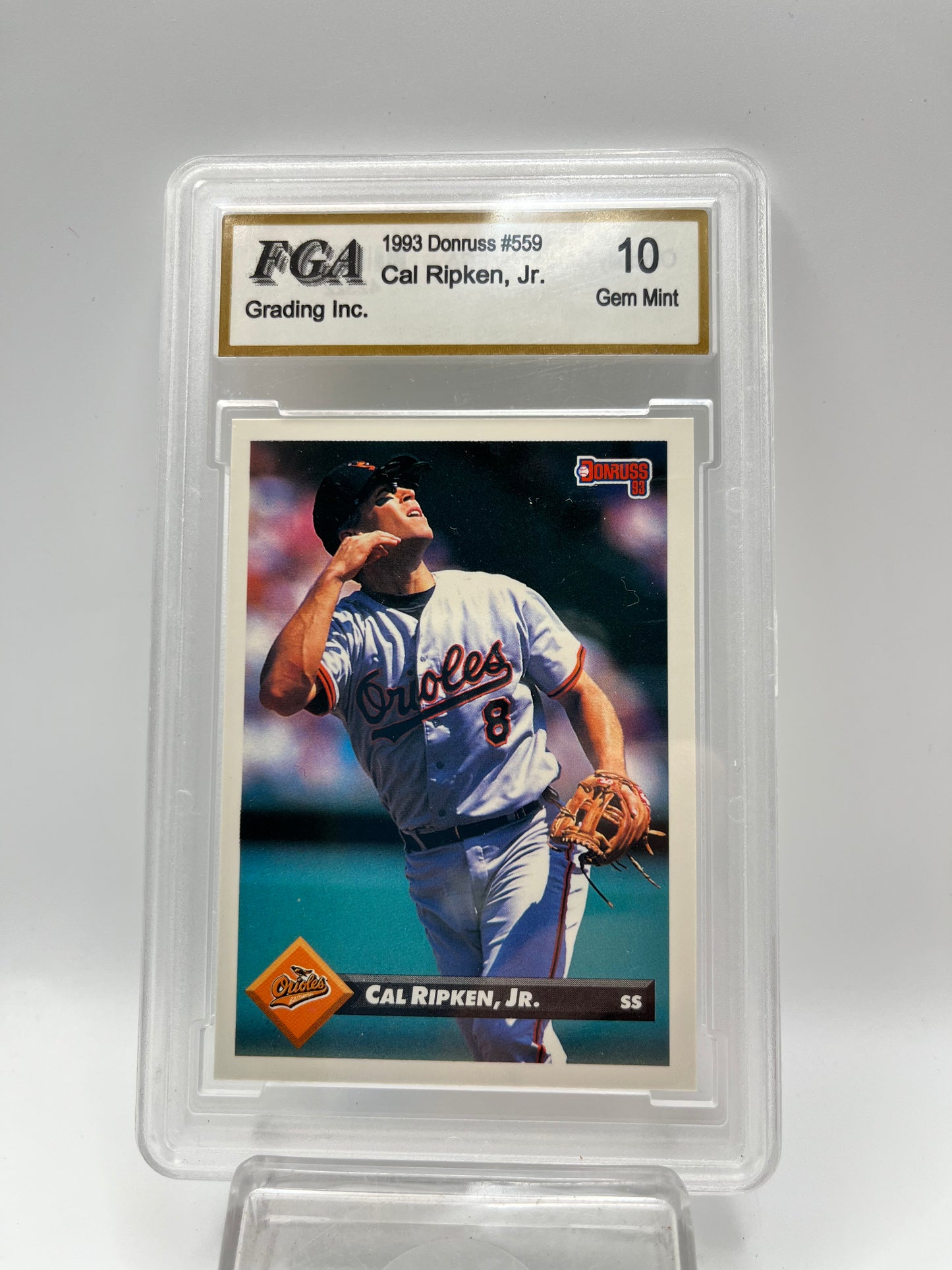 1993 Cal Ripken Jr. Donruss #559 Graded Gem Mint 10