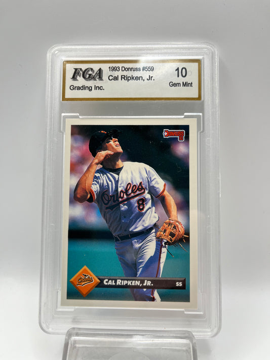 1993 Cal Ripken Jr. Donruss #559 Graded Gem Mint 10