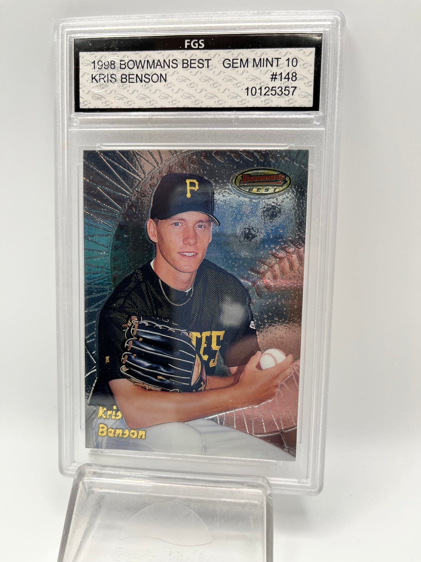 1998 Kris Benson Bowman Best #148 Rookie Graded Gem Mint 10