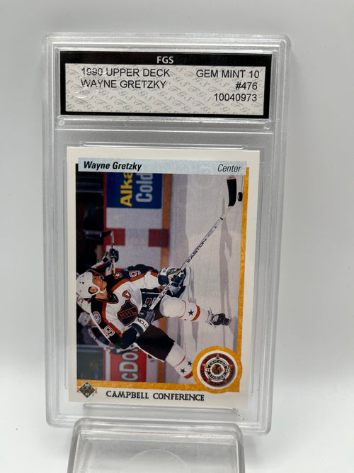 1990-91 Wayne Gretzky Upper Deck #476 Graded Gem Mint 10