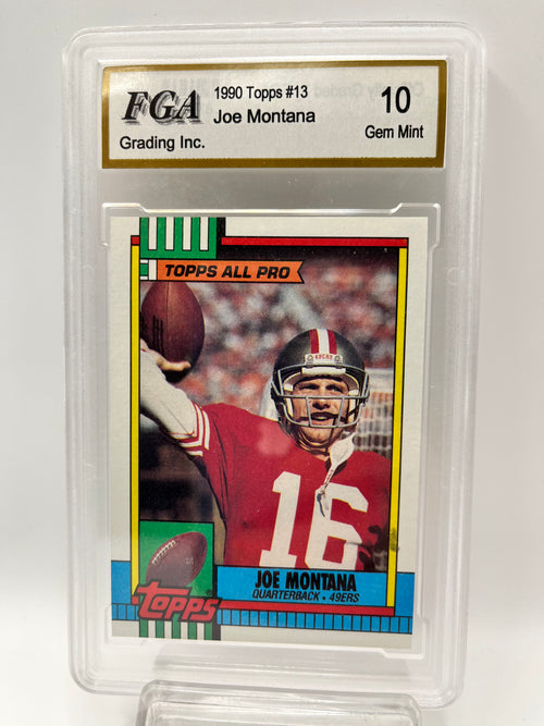 1990 Joe Montana Topps #13 All-Pro  Graded Gem Mint 10