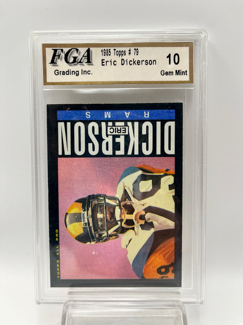 1985 Eric Dickerson Topps #79 Graded Gem Mint 10