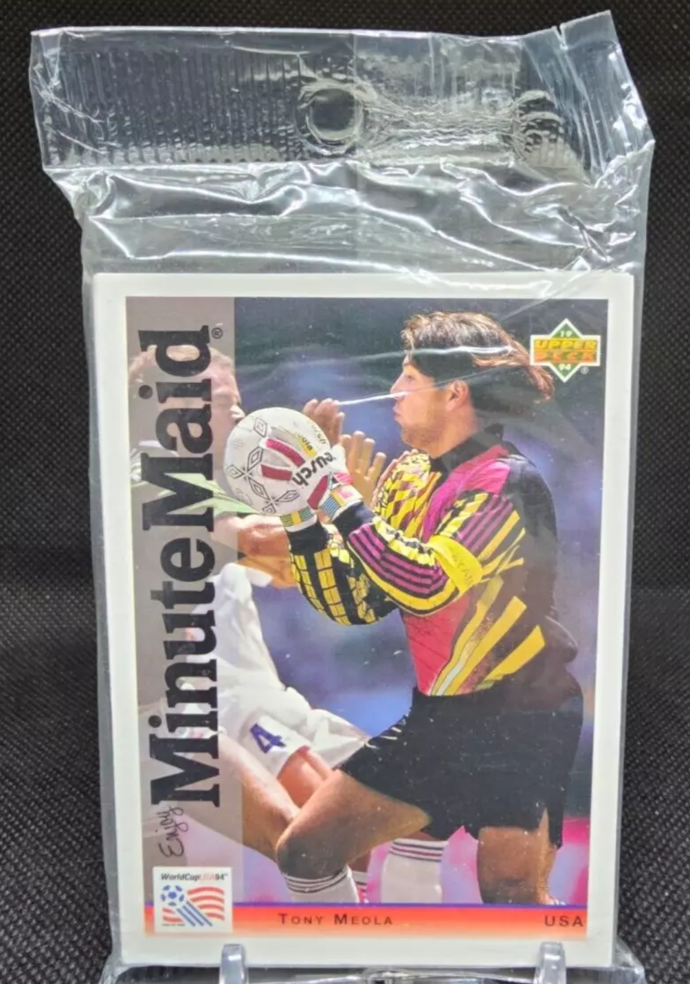 1994 Soccer Upper Deck World Cup Minute Maid 25 Card Set -Sealed Bag RARE
